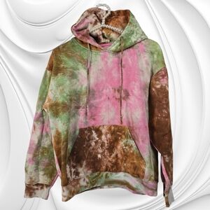 EXIST Tie-dyed Hooded Sweatshirt